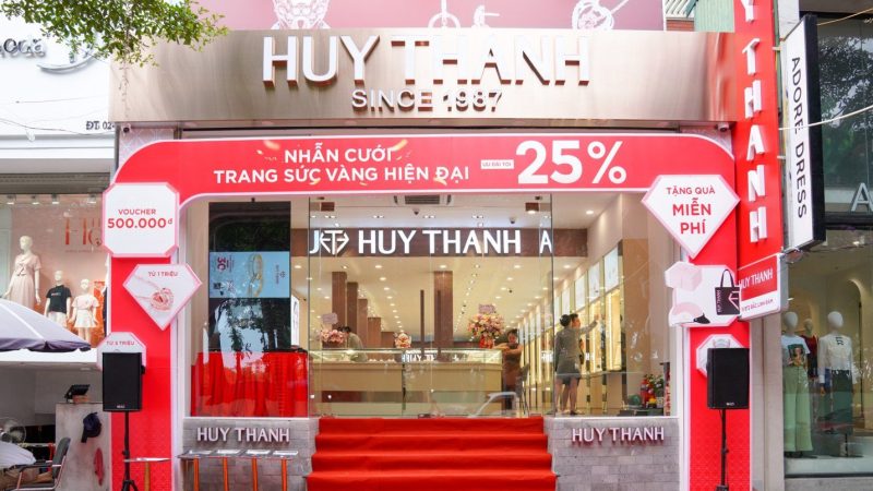 Huy Thanh Jewelry, giá vàng Huy Thanh hôm nay