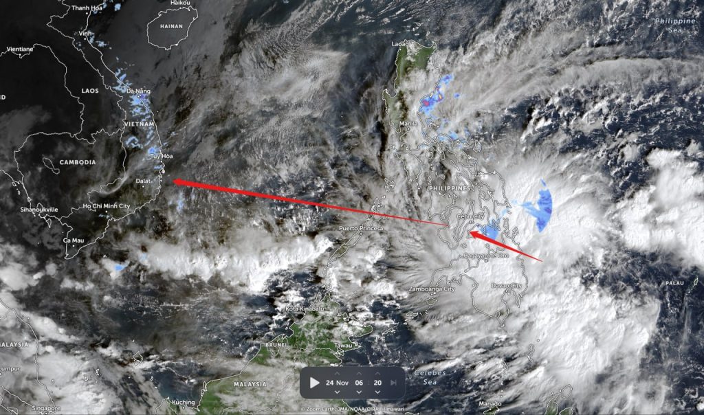 Bão số 15 năm 2025 dự báo mới nhất