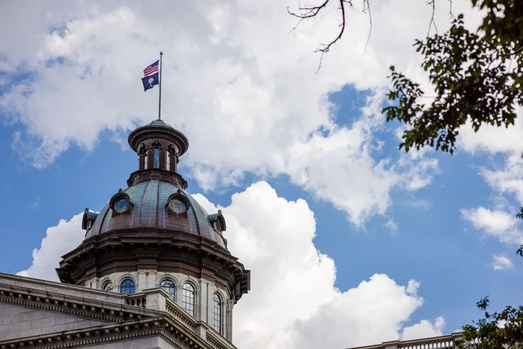 The South Carolina State House in Columbia on May 16, 2023. Logan Cyrus/AFP/Getty Images