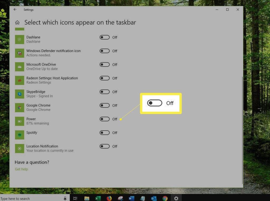 方法三：打开或关闭系统图标（Windows 10 经典方法）