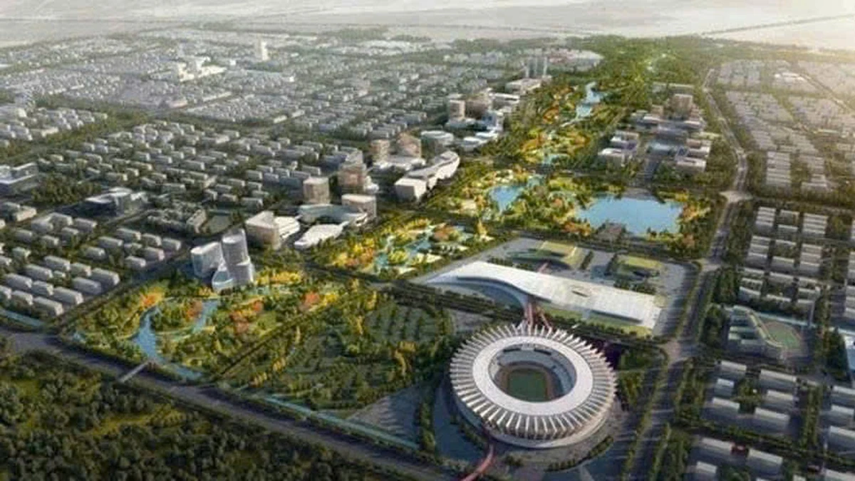 Kho đô thị thể thao Olympic Hà Nội, siêu dự án sông Hồng. Khu đô thị Olympic ở Hà Nội