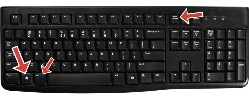键盘 PrtSc 键位置（Print Screen） Windows + PrtSc 自动保存全屏截图 Alt + PrtSc 截取当前窗口