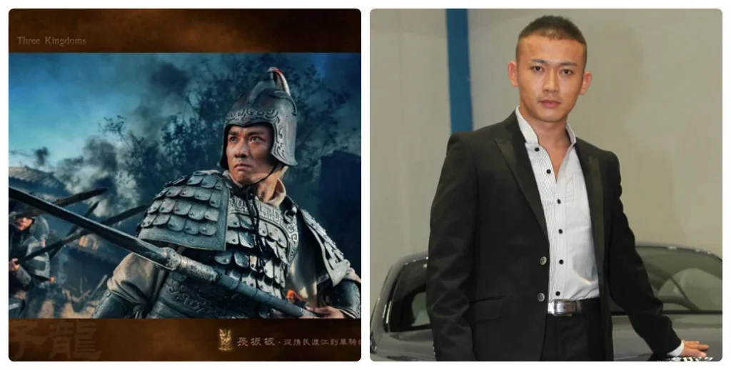 Triệu Vân (Nhiếp Viễn) oai phong lẫm liệt trong cảnh Trường Bản cứu A Đẩu – một trong những phân đoạn được khen ngợi nhất của Tân Tam Quốc 2010.