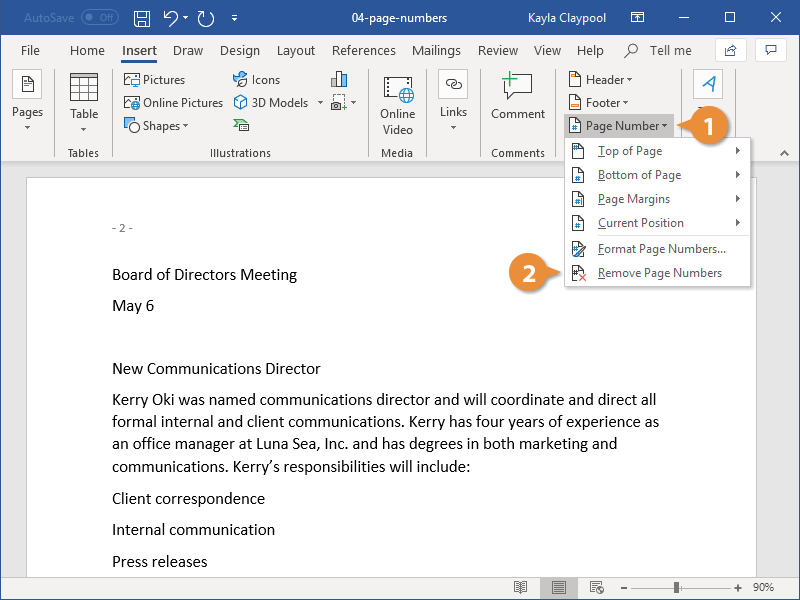 Cách đánh số trang trong Word 2016, 2019, 2021, 365 chi tiết nhất