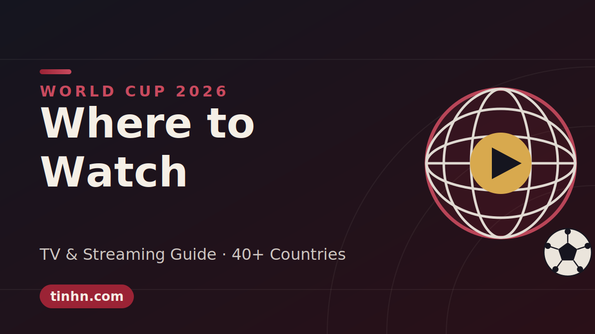 Where to watch World Cup 2026: TV & Streaming guide for all countries