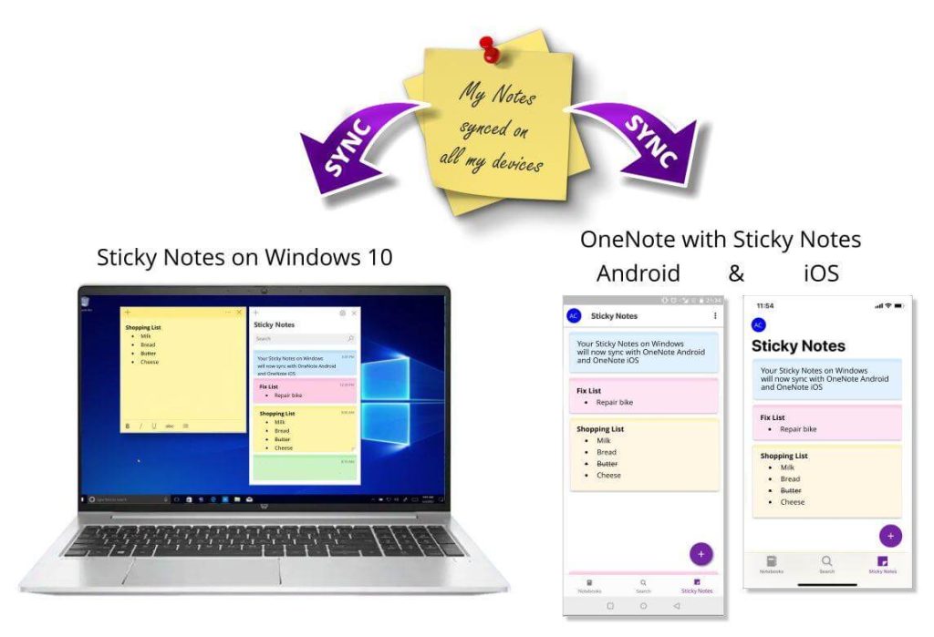 Sticky Notes — Giấy Nhớ Kỹ Thuật Số Có Sẵn Trên Windows