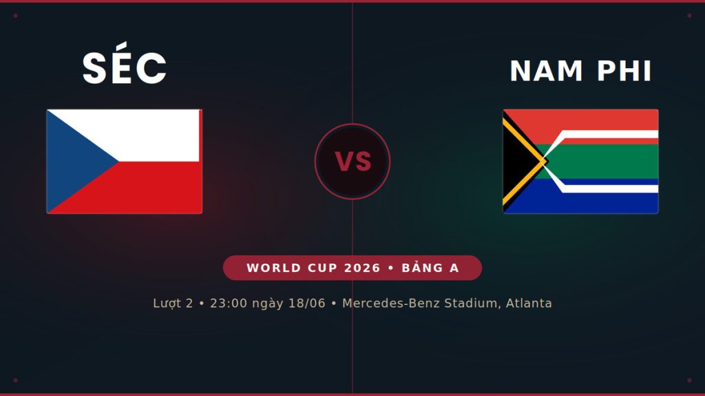 S&eacute;c vs Nam Phi World Cup 2026: Kết quả v&agrave; highlights