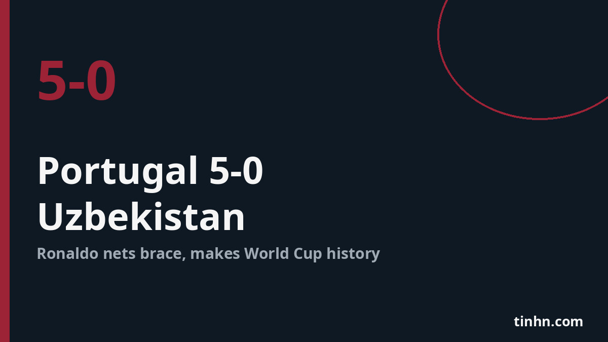 Portugal vs Uzbekistan Highlights World Cup: Ronaldo Makes History