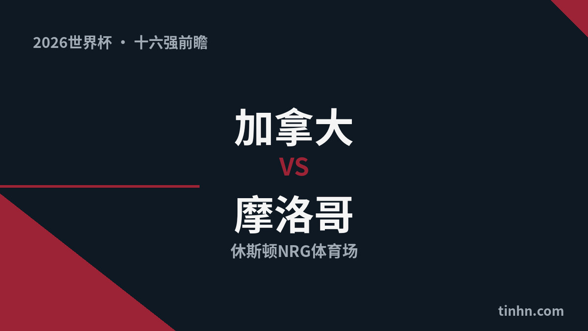 加拿大vs摩洛哥: 前瞻世界杯2026十六强关键战解读