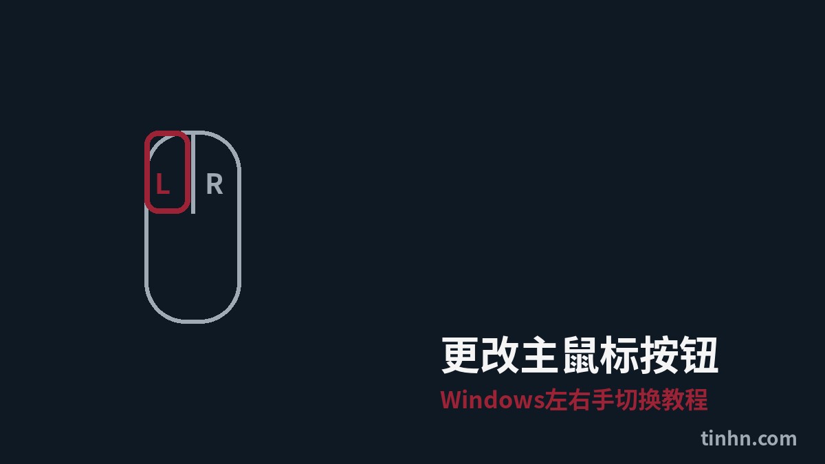 更改主鼠标按钮：Windows左右手切换设置教程