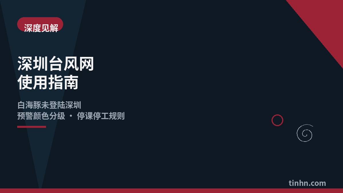 深圳台风网使用指南几何风格插画