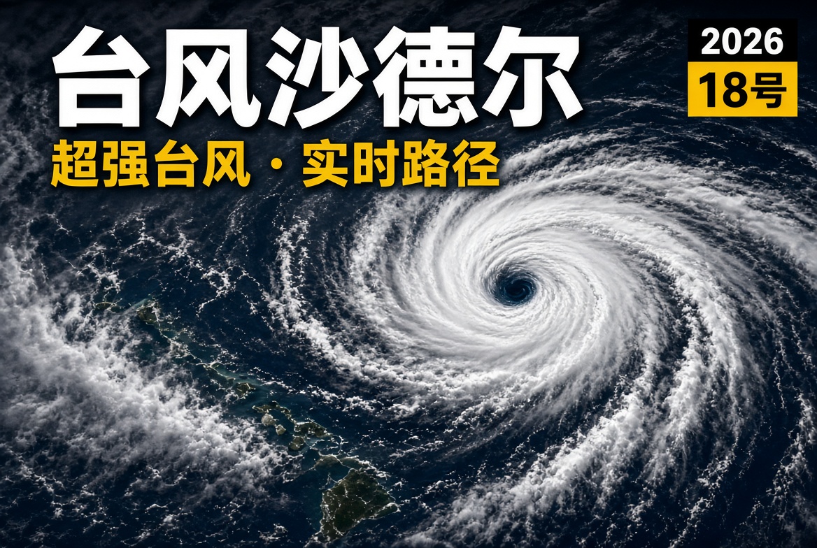 台风沙德尔实时路径：预计27日夜间至28日上午登陆浙江象山至福建福清.