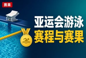 亚运会游泳赛程与赛果：张展硕200米自金牌, 中国游泳队金牌榜