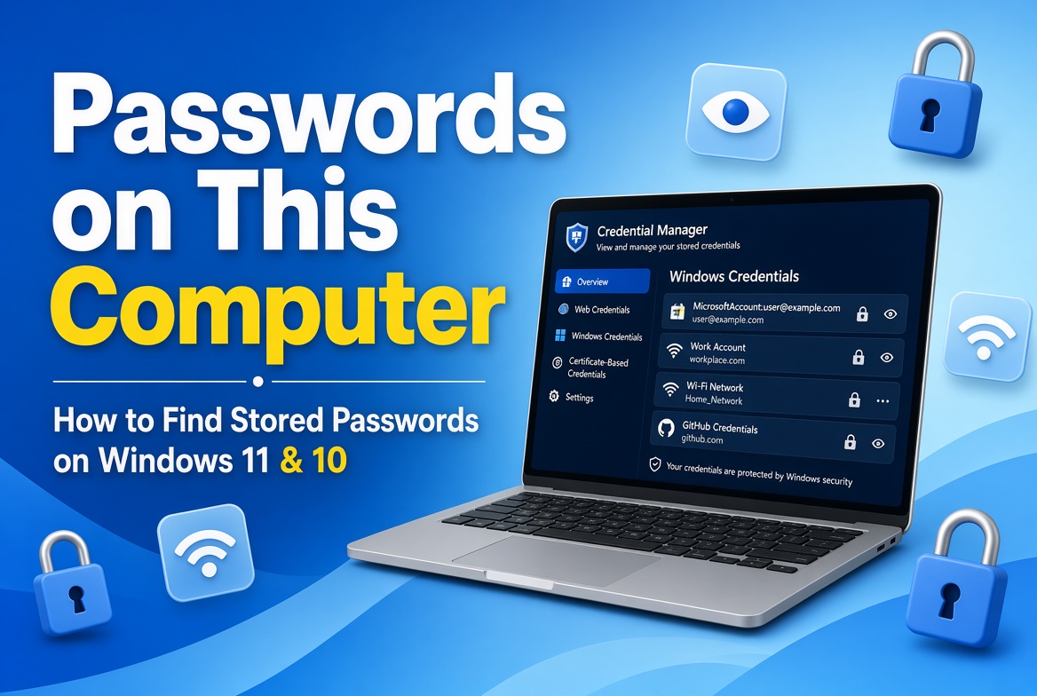 Passwords on This Computer: How to Find Passwords Stored on This Computer (Windows 11 & 10)