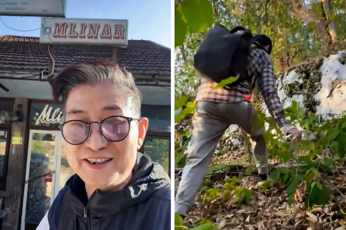 Ảnh chụp màn hình từ video ghi lại cuộc vượt biên khỏi Trung Quốc của doanh nhân Shen Qijia vào tháng 9 năm 2026. Qijia rời khỏi đất nước chưa đầy ba tuần trước khi các quy định mới chính thức có hiệu lực. Cảnh sát ở Đại Liên đã phạt ông vào tháng 4 vì sử dụng mạng riêng ảo (VPN) để vượt qua các biện pháp kiểm soát internet, và ông từ chối nộp phạt. (Nguồn: The Epoch Times/ Ảnh do Shen Qijia cung cấp)